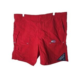 VTG 90s Tommy Hilfiger Board Shorts M 1996 International Games Vented Swim Trunk